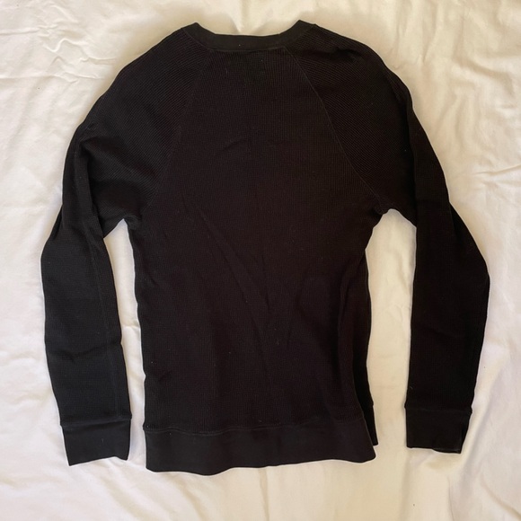 Everlane Waffle Long Sleeve Mens Shirt - Picture 2 of 3